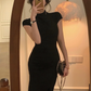 Bodycon Long Dress Sexy Sleeveless Evening Party Prom Dress Mermaid        S5415