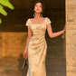 Summer Women Bodycon Elegant Midi Dresses Wedding Evening Birthday Gown       S5404