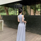 Maillard outfit suit, mature style, fashionable and stylish sleeveless top and skirt, two-piece suit R0481