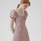 French dress short floral dress summer 2025 new R2801