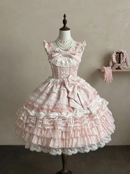 Cute Blush Pink Ruffled A-Line Square Lace Hem Corset Mini Birthday Dress Homecoming Dress RS607