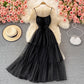 backless dress beach dress elegant long skirt      S4353