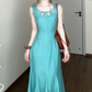 Gentle style sleeveless vest dress is super beautiful waist hip fishtail skirt R0702