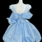 Dreamy Satin Applique Women's Homecoming Dress Blue Corset Short Prom Dress Birthday Dress RS2746