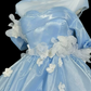 Dreamy Satin Applique Women's Homecoming Dress Blue Corset Short Prom Dress Birthday Dress RS2746