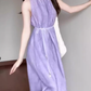 Sleeveless dress 2025 new style super beautiful niche design high-end long skirt R0720