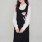 French retro suspender dress new style age-reducing beautiful suit skirt two-piece suit R2361