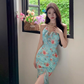 Sweet and spicy high slit slim backless dress beach dress seaside holiday atmosphere dress R1576
