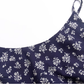 2025 Summer New French Deep V-neck Halter Waist A-line Sleeveless Short Dress R0910
