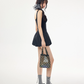 Spaghetti Strap Slim Fit Mini Dress Women Summer Puff Bubble Skirt Cami Dress R9381
