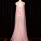 Light pink strapless, fitted, bodycon, sexy long ball gown/bridal dress R8945