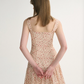 Romantic French Style Summer Dress With Ditsy Floral Pattern And Tiered Hem R9476