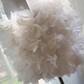 White suspenders, slim waist, flower bud skirt, short skirt, homecoming dress R5038