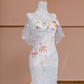 White halter-neck, fitted waist, bodycon, fishtail skirt, long ball gown, bridal gown R8424