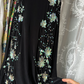 Black tank top with sequined design, perfect for a prom dress R6369