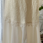 White V-neck, sexy, fitted waist, elegant long ball gown R7684