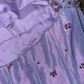 Purple halter-neck, fitted waist, sexy and charming long ball gown R6968
