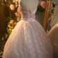Light pink strapless fitted waist ball gown/bridal dress R7261