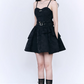 Sweet Cool Style Mini Dress With Belt Detail And Ruffled Hem R9439