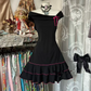 Black off-the-shoulder, fitted waist, sexy A-line short ball gown R7488