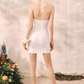 Light Purple Plaid A Line Dress With Slim Waist And Layered Ruffle Skirt R9277