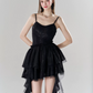 Sweet Style Summer Dress with Lace Design and Comfortable Elastic Waist R9211
