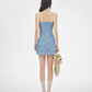 French-Style Floral Print Sundress With A Fitted Waist R9375