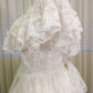 Vintage Off Shoulder Lace Wedding Dress Modest Princess Bridal Gown      S7094