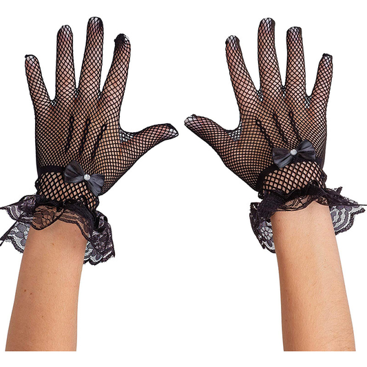Fishnet Party Gloves Wedding Bridal Costume Accessories Gloves Sexy Performance Gloves     S6215