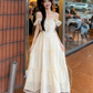 French style petite princess dress with slim waist and flying sleeves R1709