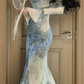 Off the shoulder dress fairy mermaid party dress      S5753