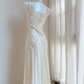 embroidered rose dress mermaid evening dress long party dress      S5974