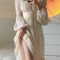 Vintage dress French retro style dress lace fairy evening dress    S5947