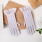 Halloween lace gloves bridal gloves bow hot diamond mesh sunshade sexy sleeves     S6275
