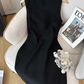 French style tube top dress for women new style waist slimming short A-line skirt small dress R4033