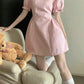 Pink Chinese style short cheongsam skirt homecoming dress R3465