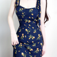 2025 Summer New French Retro Floral Beach Seaside Holiday Suspender Dress R0932