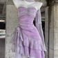 French style tube top dress summer runaway princess tutu dress R1650