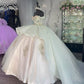 Sage Quince Dress off shoulder ball gown prom dress      S3525