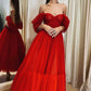 Red Party Prom Dresses Red Evening Dress     S2255