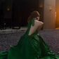 French high-end lace-up halter dress 2025 sexy backless holiday long dress R1285