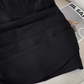 Black hot girl sexy tube top dress female 2025 new temperament pure desire hip dress R3948