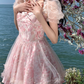 New romantic print floral dress R4984