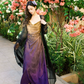 Elegant Gradient Spaghetti Straps Maxi Prom Dress Evening Dress RS642