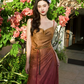 Elegant Gradient Spaghetti Straps Maxi Prom Dress Evening Dress RS642