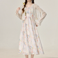 Summer temperament gentle style suspender dress pink girl floral dress R1889