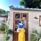 French Dopamine Disney Outfit Set Women's Summer Temperament Top High Waist Skirt R3145