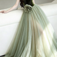 Tulle Puffy Corset Prom Gown , Green Dreamy Women's Maxi Evening Dress Birthday Dress RS2520