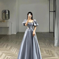Gray Prom Dresses, 2026 Prom Dresses, Long Prom Dresses     S1443