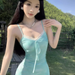 Beautiful step by step lotus fishtail dress sexy temperament holiday show figure suspender skirt R1568